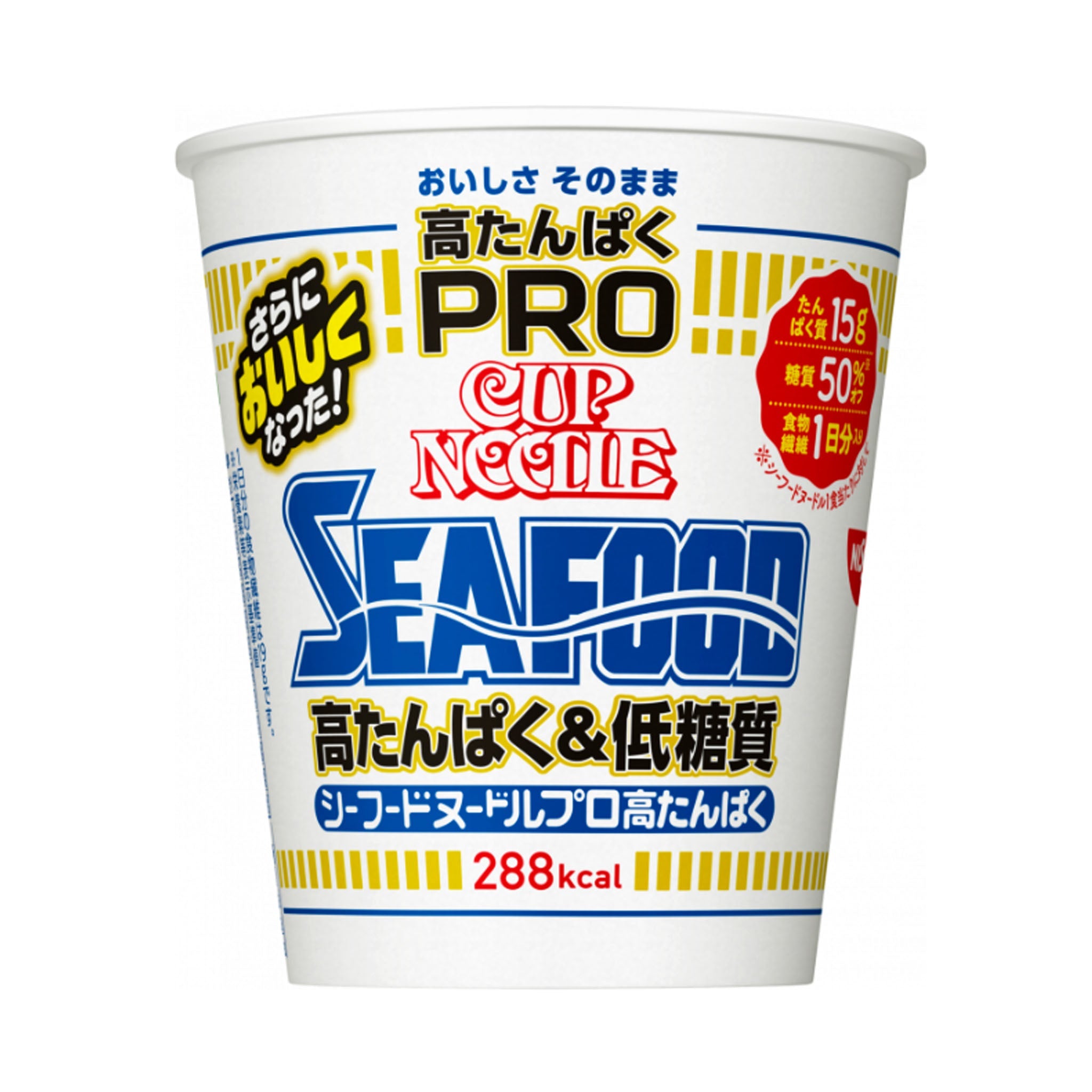 Nissin Cup Noodle PRO Seafood High Protein & Low Sugar